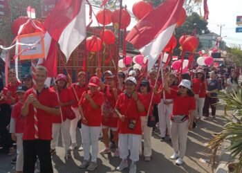 Semarak Perayaan HUT RI-78 di Desa Jonggol Kecamatan Jonggol Kabupaten Bogor (Foto : Dok/Mitrapolri.com)