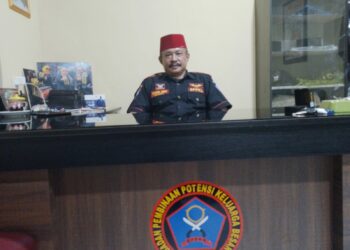 Ketua BPPKB dan Sekaligus Ketua Lintas Ormas Se-Kecamatan Gunung Putri Bapak Usman Jabir  Dalam Gebyar HUT RI - 78 Lintas Ormas Se-Kecamatan Gunung Putri Kabupaten Bogor (foto : Mitrapolri.com/RH)
