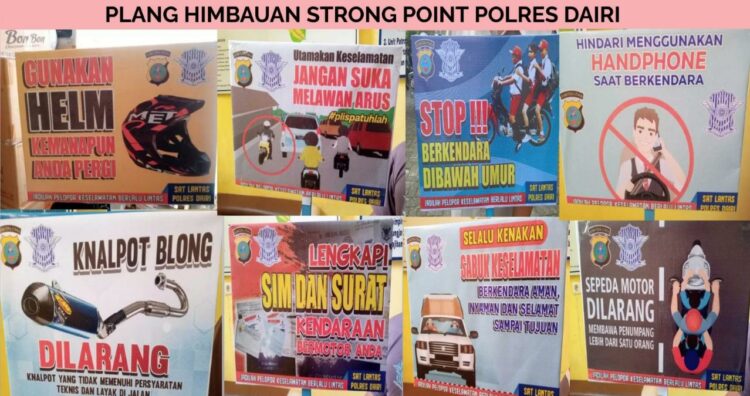 Kapolres Dairi AKBP Reinhard H. Nainggolan, SH, SIK, MM melalui personil Polres Dairi gelar Strong Point Pengaturan Lalu Lintas pada pagi dan siang hari. Selasa 22-08-2023.