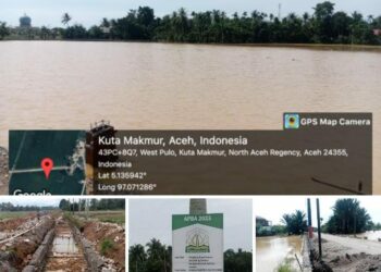 Proyek pembangunan Jalan utama Kecamatan Kuta Makmur-nisam, kabupaten Aceh Utara, tepatnya mulai dari Simpang Leupe hingga ke Kecamatan Nisam
