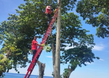 Pemerintah Kota Sabang melalui Dinas Pekerjaan Umum dan Perumahan Rakyat (PUPR) Kota Sabang, terus lakukan pemeliharaan lampu jalan secara bertahap