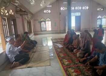 Camat bersama Kepala Puskesmas, Bahktiar, ibu ketua TP-PKK Kecamatan di dampingi Ahli gizi Puskesmas Paya Bakong, ketua forum Geusyik, Pendamping Desa, langsung turun dan melakukan pertemuan khusus dengan ibu Geusyik, ibu kader dan Geusyik.