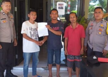Bhabinkamtibmas Polsek Mapanget melaksanakan problem solving/penyelesaian masalah warga binaannya, Selasa (29/8/2023).
