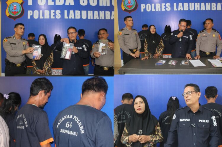 Satuan Reserse Narkoba ungkap sindikat jaringan pengedar Narkoba antar Provinsi, dari 3 orang pelaku yang diringkus, 1 diantaranya adalah wanita. Hal itu disampaikan Kapolres Labuhanbatu AKBP James H Hutajulu, Kamis (31/08/2023).