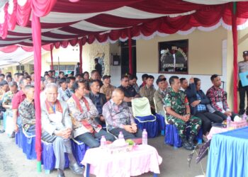 Polres Toba menggelar kegiatan Cooling System bertempat di Kantor Desa Ompu Raja Hutapea Kecamatan Laguboti Kabupaten Toba Provinsi Sumatera Utara, Jumat (01/09/2023).