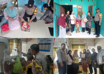 Polsek Bilah Hulu bersama TIM lakukan percepatan pencegahan dan antisipasi Stunting, Sabtu (02/09/2023).