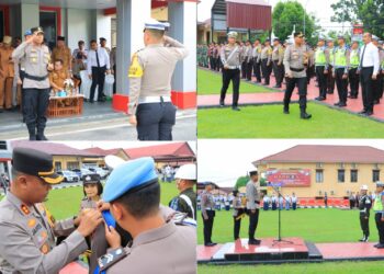 Kepolisian Resort (Polres) Labuhanbatu melaksanakan Apel Gelar Pasukan Operasi Kepolisian (Ops) Zebra 2023 di Lapangan Apel Polres Labuhanbatu, Senin (04/09/2023), yang dilaksanakan selama 14 hari mulai tanggal 4 sampai 17 September 2023.