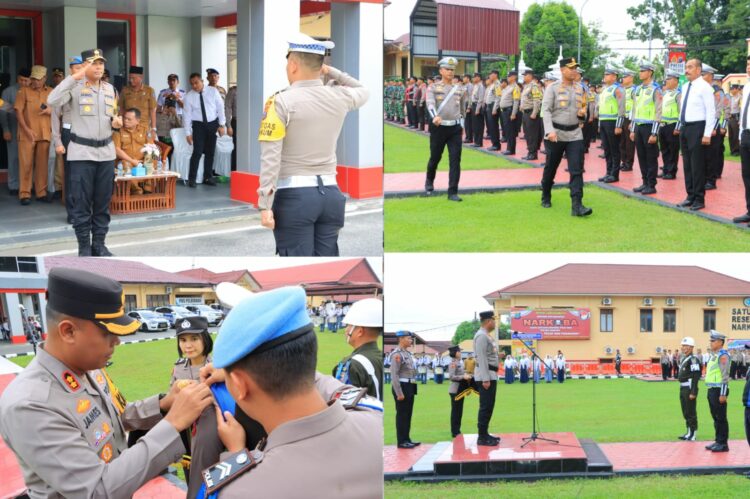 Kepolisian Resort (Polres) Labuhanbatu melaksanakan Apel Gelar Pasukan Operasi Kepolisian (Ops) Zebra 2023 di Lapangan Apel Polres Labuhanbatu, Senin (04/09/2023), yang dilaksanakan selama 14 hari mulai tanggal 4 sampai 17 September 2023.
