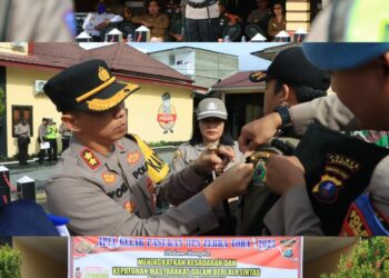 Polres Samosir menggelar Apel Gelar Pasukan Operasi Zebra Toba 2023 dengan tujuan utama menciptakan Situasi Kamtibmas Lalu Lintas yang aman dan kondusif. Acara ini berlangsung di lapangan Apel Mako Polres Samosir yang terletak di Jalan Danau Toba Kelurahan Pasar Pangururan, Kecamatan Pangururan, Kabupaten Samosir.