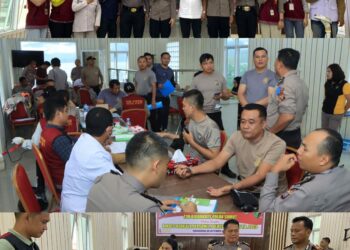 Polres Samosir telah dilaksanakan kegiatan pemeriksaan kesehatan (Rikkes) berkala 2023 di Aula Pusuk Buhit Mako Polres Samosir. Selasa (5/9/2023).