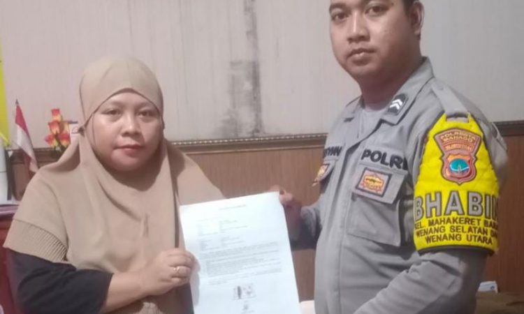 Bhabinkamtibmas Polsek Wenang, Briptu Desvian Nindiandhika, dengan sigap menindaklanjuti laporan pengaduan terkait kasus dugaan pencemaran nama baik yang terjadi di atas Kapal Barcelona 3