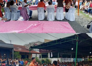 Wakil DPRD Ronald Darwin Tampubolon SH dan didampingi oleh istri F. Boru Simbolon menyapa ribuan warga kecamatan siantar timur dengan sosialisasi peraturan daerah kota Pematangsiantar Nomor 1 Tahun 2021 yaitu Pelestarian dan Pengelolaan Cagar dan Budaya disela- sela pelaksanaan reses yang bertempat Jalan Dalil Tani 2 di kelurahan kebun sayur, Kota Pematangsiantar