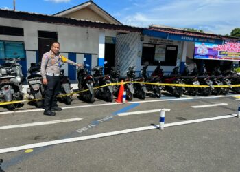 Polres Labuhanbatu telah mengamankan sepeda motor yang tidak dilengkapi dengan STNK pada saat ditindak oleh Tim Khusus Sat Lantas Polres Labuhanbatu,