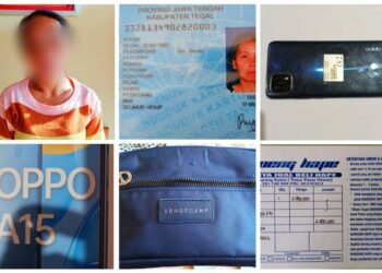 Seorang wanita diamankan Unit Reskrim Polsek Ajibarang Polresta Banyumas karena telah melakukan pencurian handphone di sebuah kios komplek Pasar Induk Ajibarang, Desa Ajibarang wetan, Kec. Ajibarang Kab.Banyumas.
