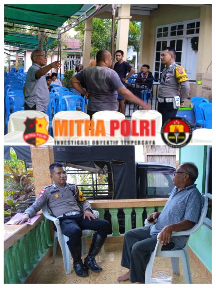 Bhabinkamtibmas Kelurahan Kefa Utara, Kecamatan Kota Kefamenanu, Kabupaten Timor Tengah Utara (TTU), Bripka. M Virmon, SH menyambangi, patroli dan menyampaikan pesan Kamtibmas kepada masyarakat RT. 002/RW. 001, Kelurahan Kefa Utara pada hari ini (Kamis/09/2023) pukul 16.30 WITA, bertempat di rumah Ketua RT. 002/RW. 01 Kelurahan Kefa Utara Anselmus Naihati.