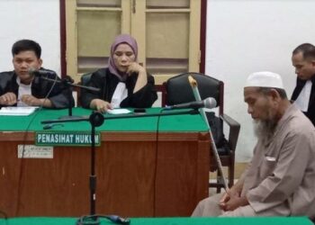 Risman Harahap (73) hanya dituntut 10 tahun penjara di Pengadilan Negeri (PN) Medan dalam perkara pembunuhan terhadap korban Safitri