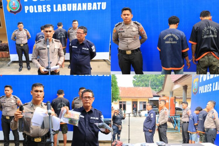 Konferensi Pers Polres Labuhanbatu