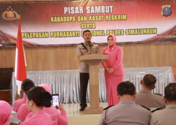 AKP Rachmat Aribowo. S.I.K., M.H., secara resmi telah melepaskan jabatannya sebagai Kasat Reskrim Polres Simalungun pada hari Senin (18/09/ 2023).