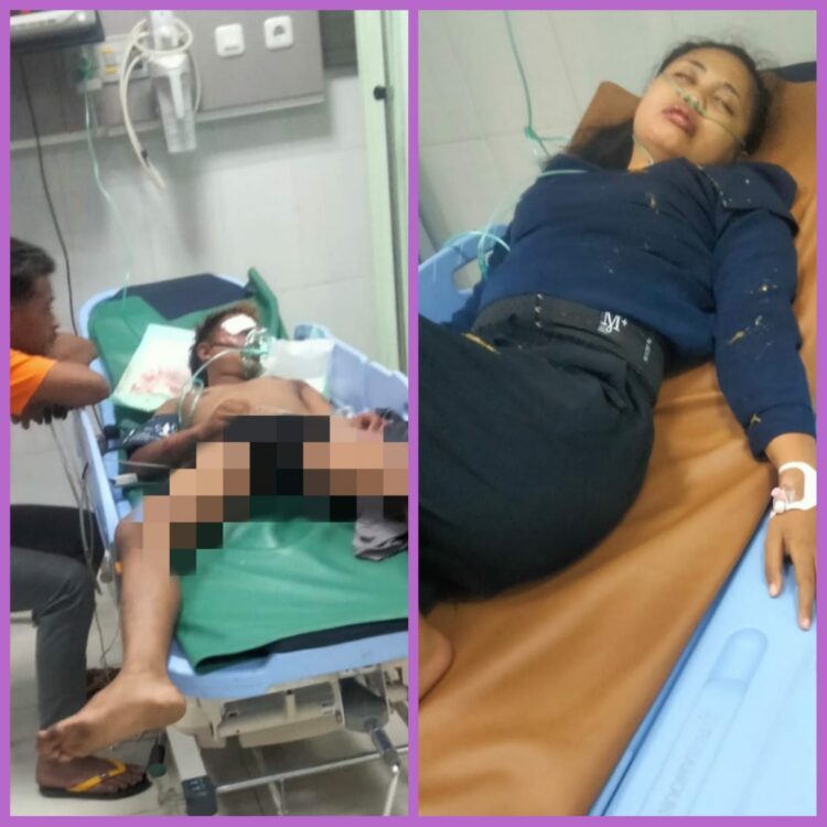 Putri mengalamai patah tulang pada tangan dan Tiyok mengalami luka luka pada wajah. Keduanya sekarang sedang dirawat di rumah sakit KSH Tayu untuk menjalani pengobatan. (20/9/2023).
