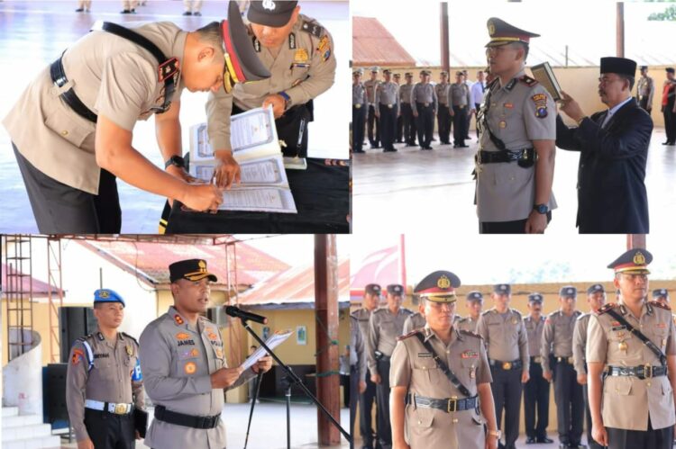 Polres Labuhanbatu mengelar upacara serah terima jabatan (Sertijab) Waka Polres dari pejabat sebelumnya Kompol Drs. Hermansyah kepada Kompol Ricky Pripurna Atmaja di aula Parama Satwika Mapolres setempat, Jalan MH Thamrin Rantauprapat, pada Senin (25/09/2023) sore.