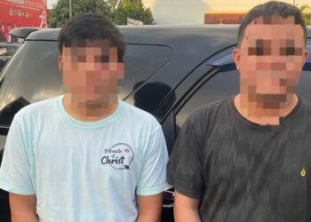 Tim Charlie Resmob On The Road berhasil menangkap dua pelaku penganiayaan di Desa Kembes, Kecamatan Tombulu