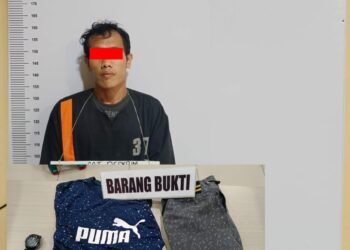 Pelaku SPR alias Dana (28) warga Lingkungan Kampung Sawah, Kelurahan Sirandorung, Kecamatan Rantau Utara, Kabupaten Labuhanbatu, berhasil diringkus tim Tekab Unit I Resum yang dipimpin oleh Kanit Resum Ipda Yasmin Tua Purba, SE