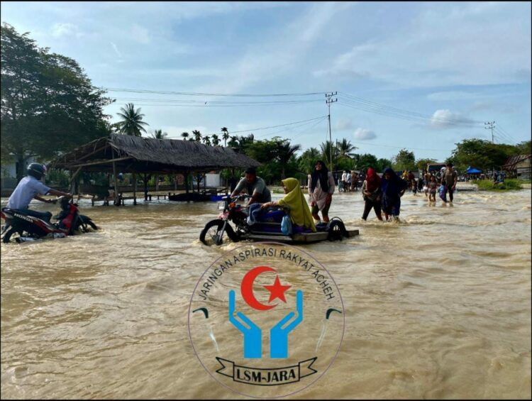 Banjir akibat meluapnya Sungai Krueng Pase, Krueng Pirak, Krueng Keureuto dan Sungai Krueng Peto di Aceh Utara