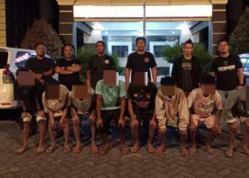 Tim ALPHA ROTR Polresta Manado berhasil mengamankan terduga pelaku tindak kekerasan dengan senjata tajam di Kelurahan Bailang, Kecamatan Bunaken, Kota Manado.