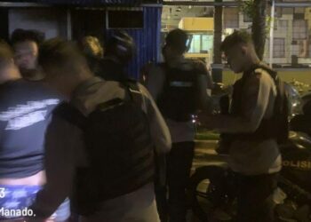 Polresta Manado turut serta melaksanakan patroli Sibulan pada Selasa malam, 17 Oktober 2023.