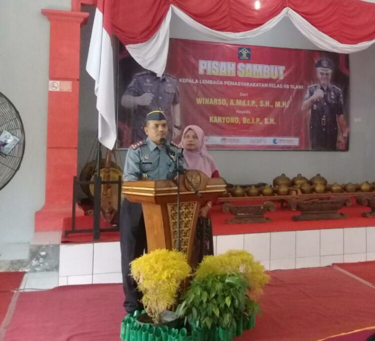 Kalapas Kelas IIB Slawi Karyono,Bc.IP,.SH