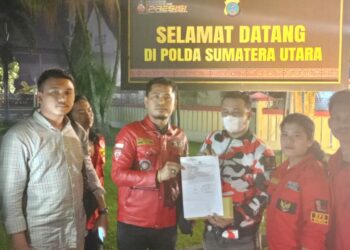 Pemilik akun Tiktok Morteza dilaporkan di SPKT Polda Sumut dengan nomor STTLP/B/1281/X/2023/SPKT/POLDA SUMUT tanggal 22 Oktober 2023