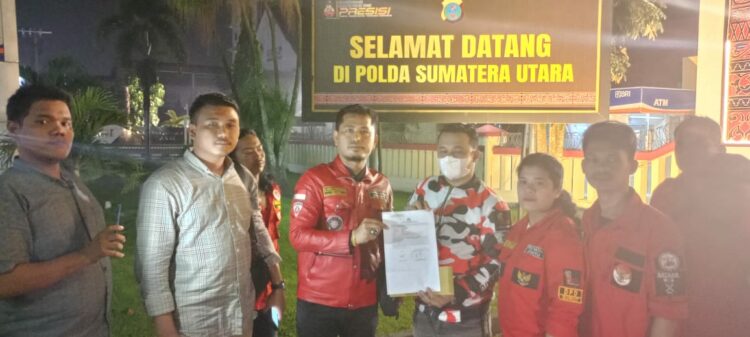 Pemilik akun Tiktok Morteza dilaporkan di SPKT Polda Sumut dengan nomor STTLP/B/1281/X/2023/SPKT/POLDA SUMUT tanggal 22 Oktober 2023