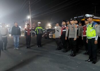Polres Simalungun melaksanakan Kepolisian Yang Ditingkatkan (KRYD) melalui Patroli Skala Besar pada Minggu malam, 22 Oktober 2023.