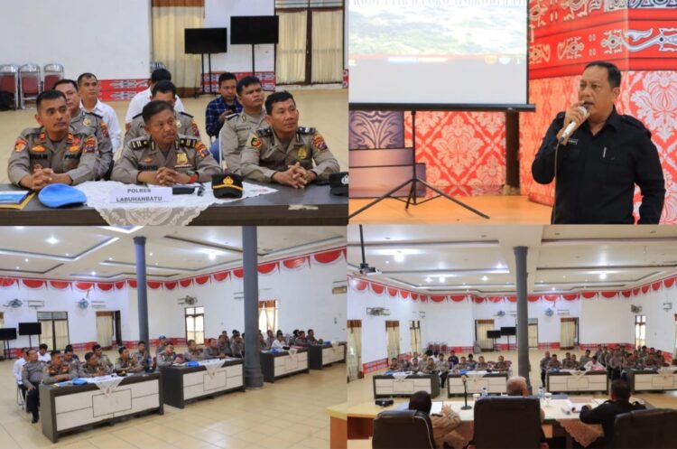 Bid Propam Polda Sumut melaksanakan kegiatan Pembinaan dan Pemulihan Profesi Polri Dalam Masa Pengawasan di Mako Polres Labuhanbatu, Rabu (11/10/2023) sekira pukul 09.30 Wib s/d pukul 11.55 Wib.