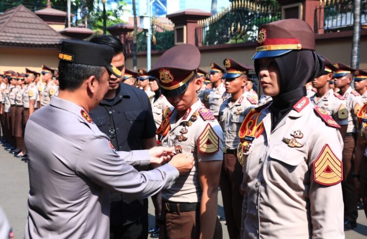 Kadiv Humas Polri Irjen Sandi Nugroho menerima kunjungan Taruna Tingkat III Akpol Angkatan 56, Rabu, 18 Oktober 2023.