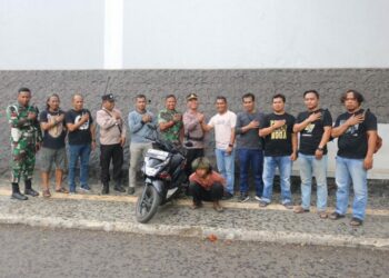 Prajurit TNI Angkatan Darat dari Kipan C, Yonif 406/CK, Brigif 4/DR Pratu Anggi Rahimatul Fajri yang berhasil menangkap pelaku pencurian motor