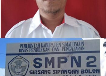 Rikardo Nainggolan, sekretaris dewan pimpinan daerah (DPD) JPKP (Jaringan Pendamping Kebijakan Pembangunan) dan SMP Negeri 2 Girsang Sipangan Bolon (Girsip), kabupaten Simalungun