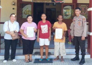 Tindakan yang diambil oleh aparat kepolisian melibatkan mengamankan pelaku, mengundang pelapor dan istri pelapor ke Polsek Bunaken, serta melakukan mediasi antara kedua belah pihak. Hasilnya, keduanya sepakat menyelesaikan permasalahan secara kekeluargaan tanpa melibatkan proses hukum lebih lanjut.