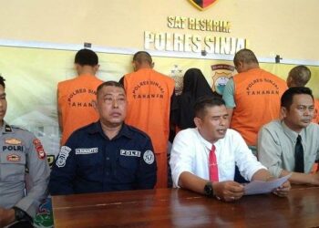 Konferensi Pers Polres Sinjai