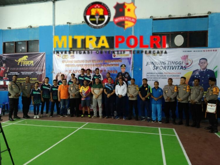 Open Turnamen Badminton Kapolres Rote Ndao Cup 2023