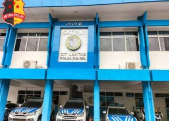 Ditlantas Polda Sulsel, Jl A. P. Pettarani No 47, Kota Makassar, Selasa (14/11/2023) sekira pukul 11.30 Wita.