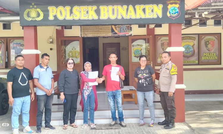 Piket bersama Bhabinkamtibmas Aiptu Jefri Son Manuas, dan Ketua Lingkungan V Kelurahan Molas, Selsius Tumei, berhasil menyelesaikan kasus pelimpahan aduan dari Kapolresta Manado. Pada hari Kamis tanggal 16 November 2023.