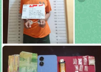 Satuan Reserse Narkotika Polres Labuhanbatu mengamankan 1 orang Lelaki 43 tahun, penduduk Batu Nanggar Desa Batu Nanggar, Kec. Batang Onang, Kab. Padang Lawas Utara, bersama sejumlah barang bukti narkoba jenis sabu-sabu.
