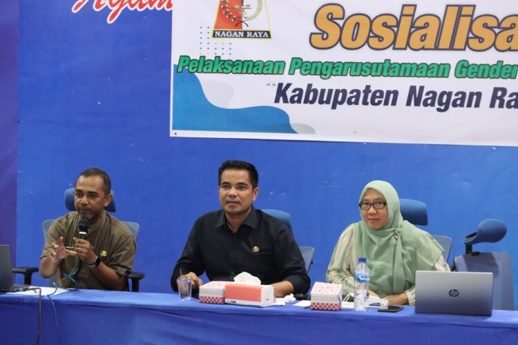 Pemerintah Kabupaten (Pemkab) Nagan Raya melalui Dinas Pemberdayaan Masyarakat Gampong, Pengendalian Penduduk dan Pemberdayaan Perempuan (DPMGP4) mengadakan Sosialisasi Sistem Pelaksanaan Pengarusutamaan Gender (PUG) di Satuan Kerja Perangkat Kabupaten (SKPK) setempat. Kegiatan sosialisasi itu dibuka Kepala DPMGP4 Nagan Raya, Damharius, S.Pd.,M.Si, di Aula Sasana Praja komplek perkantoran Suka Makmue, Jum'at (24/11/2023).