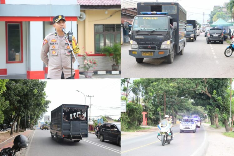 Dalam rangka menjaga ketertiban dan keamanan menghadapi Pemilihan Umum (Pemilu) 2024, Polres Labuhanbatu melakukan patroli cipkon di wilayah Kab. Labuhanbatu dan Kab. Labuhanbatu Utara, Minggu (26/11/2023).