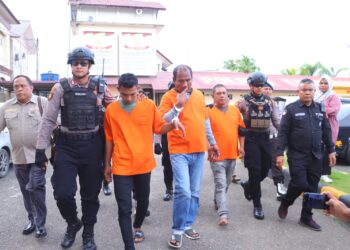 Personel Polres Lhokseumawe menggagalkan enam pengungsi Rohingya yang mencoba melarikan diri dari tempat penampungan eks Kantor Imigrasi Lhokseumawe, Kecamatan Blang Mangat, Jumat (8/12/2023) sekira pukul 01.00 WIB.