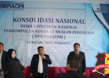 Dewan Pimpinan Nasional ( DPN ) Perkumpulan Advokat Muslim Indonesia (PERADMI) sukses mengelar Konsolidasi Nasional Ke-2 Tahun 2023 di Kantor DPN PERADMI di jalan Tun Abdul Razak, Ruko Citraland Hertasning Makassar jum'at 8 desember 2023 dengan menghadirkan ratusan Advokat dari seluruh Perwakilan Dewan Pimpinan Wilayah ( DPW ) PRADMI tingkat Provinsi dan perwakilan Dewan Pimpinan Daerah (DPD) PERADMI tingkat Kabupaten Kota.