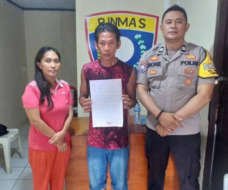 Bhabinkamtibmas (Bhabinkatibmas) Kelurahan Aiptu D Sukoroharjo melaksanakan kegiatan Problem Solving di Mako Polsek Tuminting. Kegiatan tersebut menjadi penting setelah adanya laporan penganiayaan yang dilakukan oleh seorang pria bernama Jemmy Manopo, berusia 39 tahun, pekerja buruh, dan beragama Islam, dengan alamat di Kelurahan Islam Dua, Lingkungan 5, Kamis (14/9/2023).