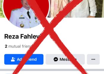 Akun Facebook Palsu Pj Walikota Sabang