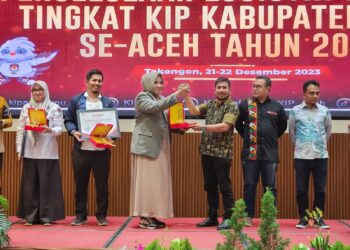Komisi Independen Pemilihan (KIP) Kabupaten Nagan Raya meraih Juara Terbaik I Kategori Tim Logistik Terinspiratif pada Malam Anugerah Penghargaan Pengelolaan Logistik Terbaik Tingkat KIP Kabupaten/Kota Se-Aceh Tahun 2023, Kamis-Jumat (21-22/12/2023) bertempat di Parkside Gayo Petro Hotel, Takengon, Aceh Tengah disusul Terbaik II KIP Bener Meriah dan Terbaik III KIP Kota Banda Aceh.